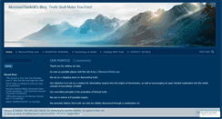 Desktop Screenshot of mormonthinkuk.wordpress.com