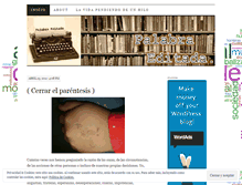 Tablet Screenshot of palabraeditada.wordpress.com