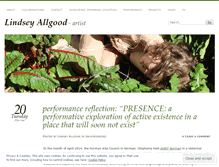 Tablet Screenshot of lindseyallgood.wordpress.com