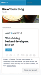 Mobile Screenshot of brewtours.wordpress.com