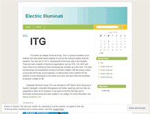 Tablet Screenshot of electricilluminati.wordpress.com