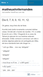 Mobile Screenshot of matheushnfernandes.wordpress.com