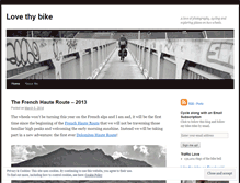 Tablet Screenshot of lovethybike.wordpress.com
