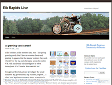 Tablet Screenshot of elkrapidslive.wordpress.com