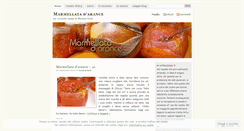 Desktop Screenshot of marmellatadiarance.wordpress.com