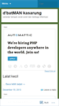 Mobile Screenshot of batmankasarung.wordpress.com
