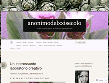 Tablet Screenshot of anonimodelxxisecolo.wordpress.com