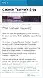 Mobile Screenshot of caramatteacher.wordpress.com