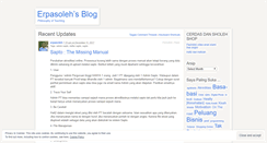 Desktop Screenshot of erpasoleh.wordpress.com