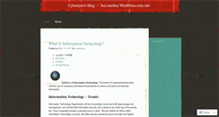 Desktop Screenshot of cybereyez.wordpress.com