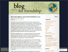 Tablet Screenshot of friendshipforce.wordpress.com