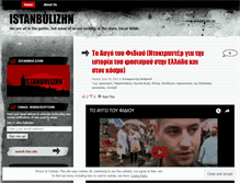 Tablet Screenshot of istanbulizein.wordpress.com