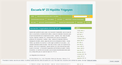 Desktop Screenshot of escuelaepb23.wordpress.com