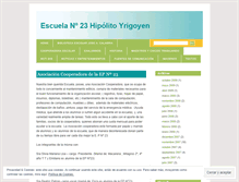 Tablet Screenshot of escuelaepb23.wordpress.com