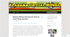 Desktop Screenshot of alabamavirtualbingo.wordpress.com