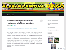 Tablet Screenshot of alabamavirtualbingo.wordpress.com