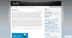 Desktop Screenshot of chrisclark.wordpress.com
