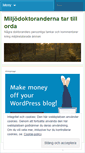 Mobile Screenshot of miljodoktorand.wordpress.com
