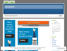 Tablet Screenshot of jiajia3916.wordpress.com