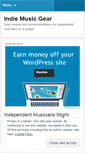 Mobile Screenshot of indiemusicgear.wordpress.com