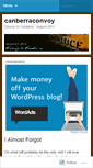 Mobile Screenshot of canberraconvoy.wordpress.com