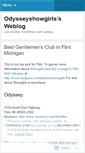 Mobile Screenshot of odysseyshowgirls.wordpress.com