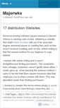 Mobile Screenshot of majorwks.wordpress.com