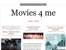 Tablet Screenshot of movies4me.wordpress.com