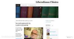 Desktop Screenshot of liberalismoclasic.wordpress.com