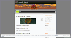 Desktop Screenshot of elartedelamuerte.wordpress.com