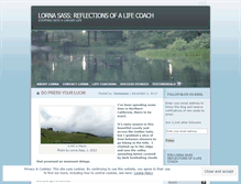 Tablet Screenshot of lornasassreflectionsofalifecoach.wordpress.com
