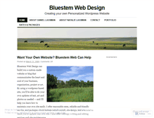 Tablet Screenshot of bluestemweb.wordpress.com