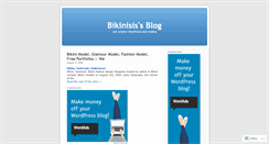 Desktop Screenshot of bikinisis.wordpress.com