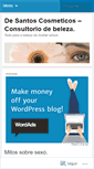 Mobile Screenshot of desantoscosmeticos.wordpress.com