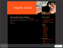 Tablet Screenshot of majellastudio.wordpress.com