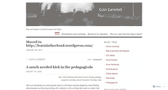Desktop Screenshot of colincampbellcurriculum.wordpress.com
