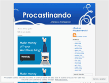 Tablet Screenshot of procastinando.wordpress.com