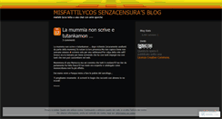 Desktop Screenshot of misfattisenzacensura.wordpress.com