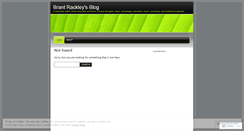 Desktop Screenshot of brantrackley.wordpress.com