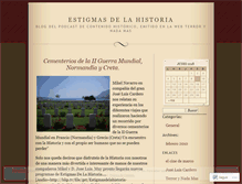 Tablet Screenshot of estigmasdelahistoria.wordpress.com