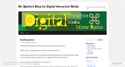 Desktop Screenshot of misterbjerkedigital.wordpress.com