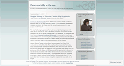 Desktop Screenshot of pawsawhilewithme.wordpress.com