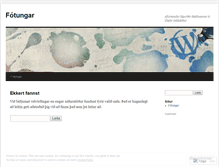 Tablet Screenshot of fotungar.wordpress.com