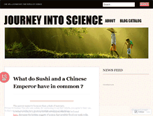 Tablet Screenshot of journeyintoscience.wordpress.com