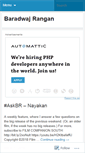 Mobile Screenshot of baradwajrangan.wordpress.com