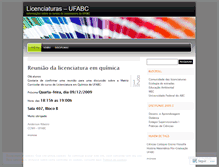 Tablet Screenshot of licenciaturas.wordpress.com