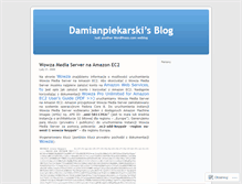 Tablet Screenshot of damianpiekarski.wordpress.com