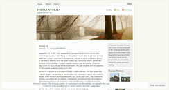Desktop Screenshot of mysimplestories.wordpress.com