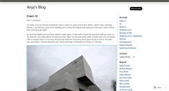 Desktop Screenshot of anjalampert.wordpress.com