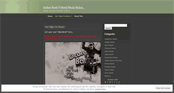 Desktop Screenshot of indianbands.wordpress.com